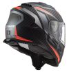 LS2 FF800 STORM II-06 RACER helma matná-titan/oranžová vel.M